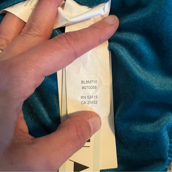 NWT The Bikini Lab Dip Dye Plunge Neck One-Piece Swimsuit in Teal Size S - Picture 9 of 10